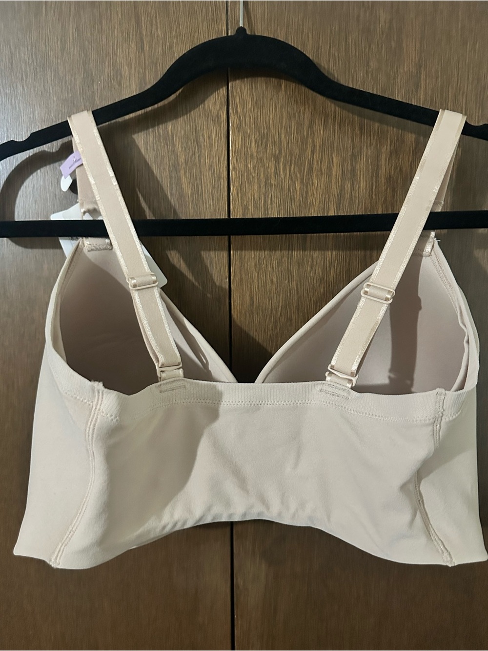 WonderBra Easyfit Wirefree Front Close Bra Nude Almond Size 40D NWT Lightweight - Picture 9 of 12
